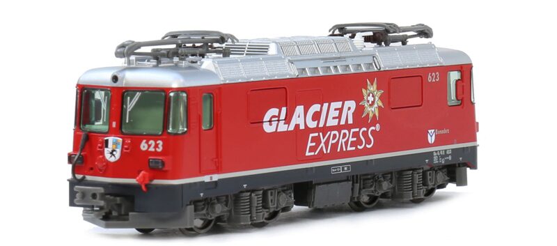 Kato 7074053 RhB E-Lok Ge 4/4 II 623 Bonaduz (Glacier Express)